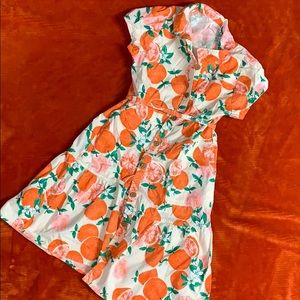 Fruity Citrus Summer Dress 🍊